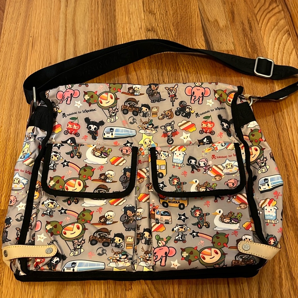 *Like New” Tokidoki for Lesportsac Crossbody Tote Bag